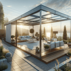 Creează-ți o terasă de vis: închiderea terasei cu sistemul GEMINI de la Rom Decor